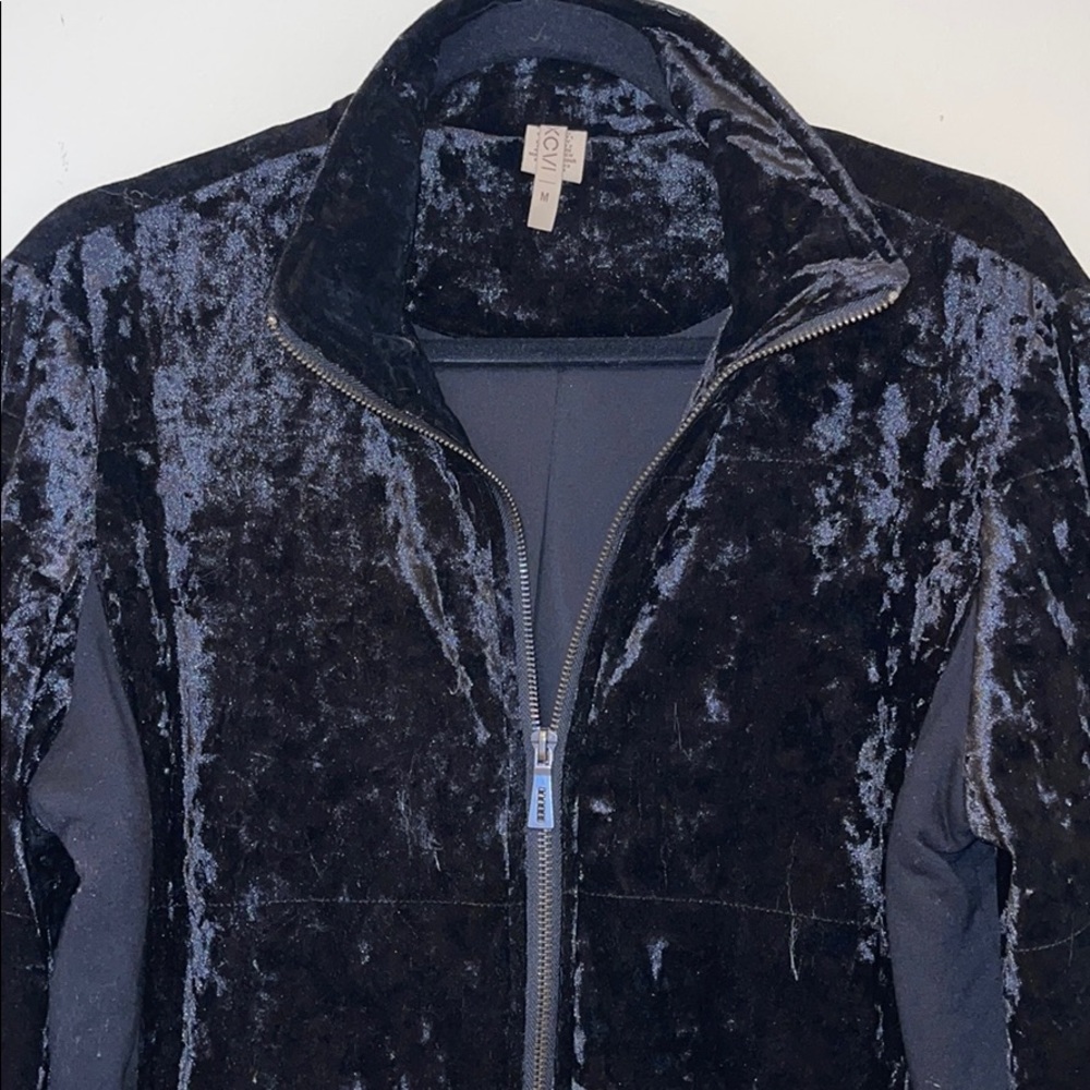 Xcvi Medium Weight Versatile Black Jacket - image 2